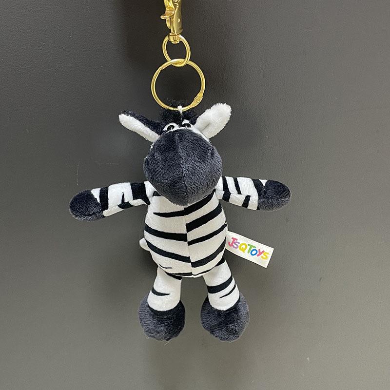 JSQTOYS Forest Animal Car Backpack Plush Keychain Pendant Gift