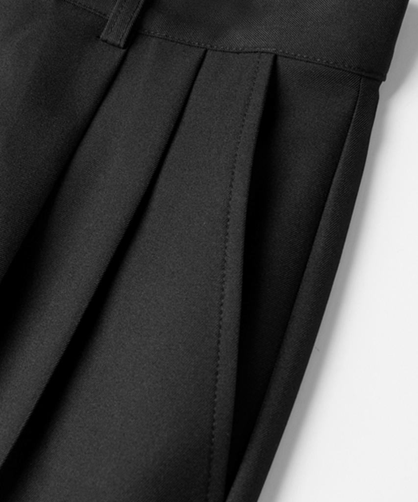 JEMUT Four Seasons Wide Slacks Black Mmlp2651