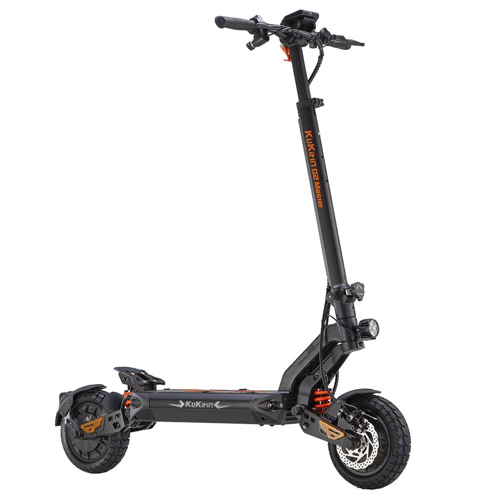 Elektrická koloběžka pro dospělé Kukirin G2 Master 1000Wx2 Duální motor Elektrická koloběžka Skládací Maximální rychlost 60 km/h 52V 20,8AH Dojezd 70 km Nosnost 120 kg Černá
