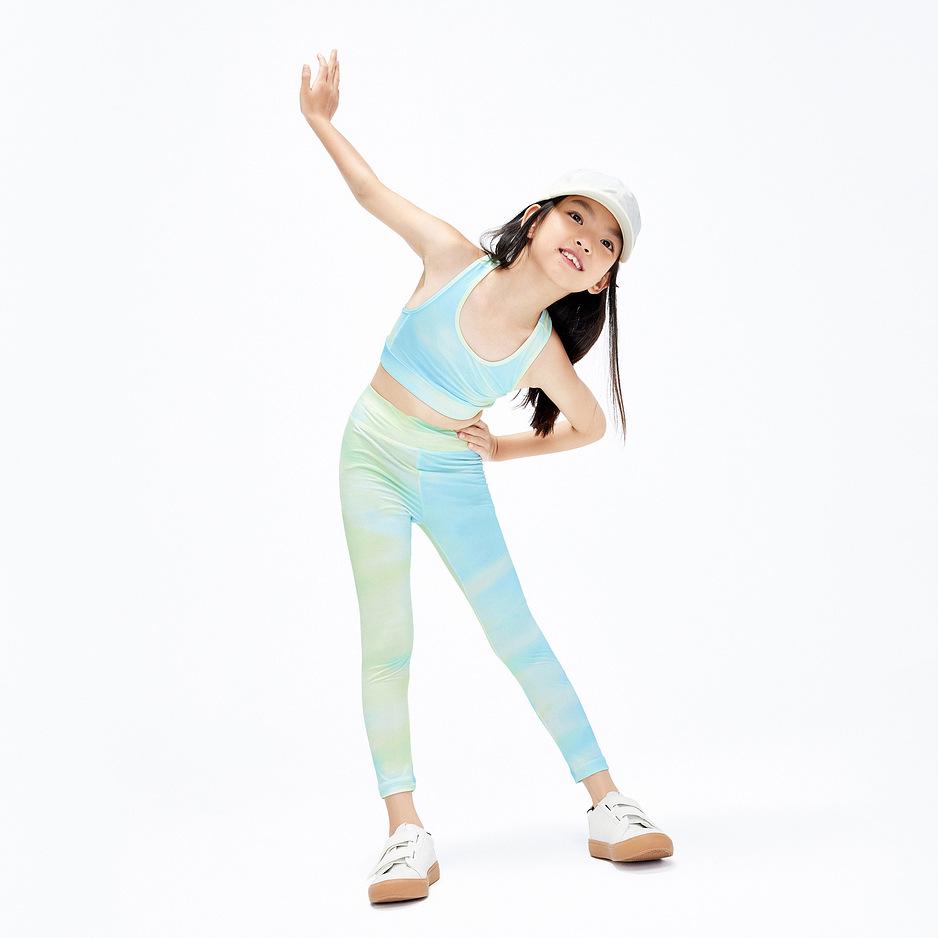 Girls' Quick-Dry Sports Yoga Suit: High Elastic, Skin-Friendly, Breathable, Perfect for Running and Fitness Training.