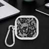 Flower Stamen Pattern Clear Earphone Cases Cover With Hook Case For Samsung Galaxy Buds 4Pro 2Pro 4 Pro 3Pro Live 3 FE 2