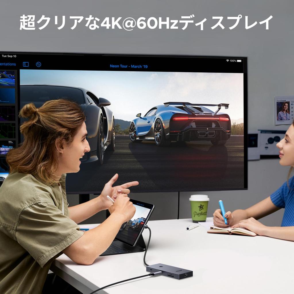 UGREEN Revodok Pro Hub with 10Gbps Data 4K Gigabit and Card Compatible with and More 9-in-1 USB-C Transfer, HDMI, LAN, PD100W, SD/TF Reader, MacBook,