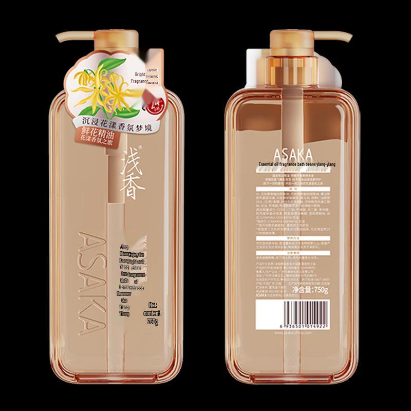 ASAKA Gardenia Ylang-Ylang Essential Oil Fragrance Shower Gel