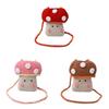 Knit Mushroom Handbag For Women With Soft Wool Material And Stylish Woven Design
