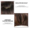 Long Black Straight Hair Wig With Bangs Synthetic High Density Long Hair Wig For Women