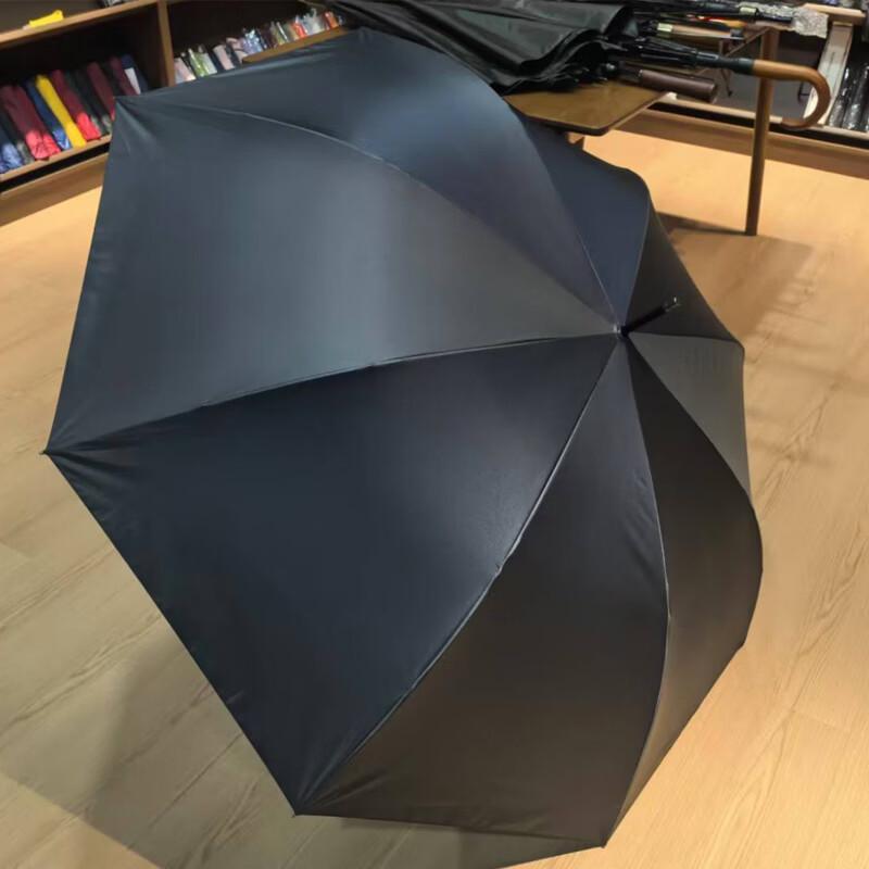 TCAI Enlarged Gold Thread Semi-Automatic Business Umbrella