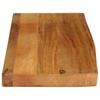 Vidaxl Blat Stołu Z Naturalną Krawędzią, 90X20X3,8 Cm, Drewno Mango