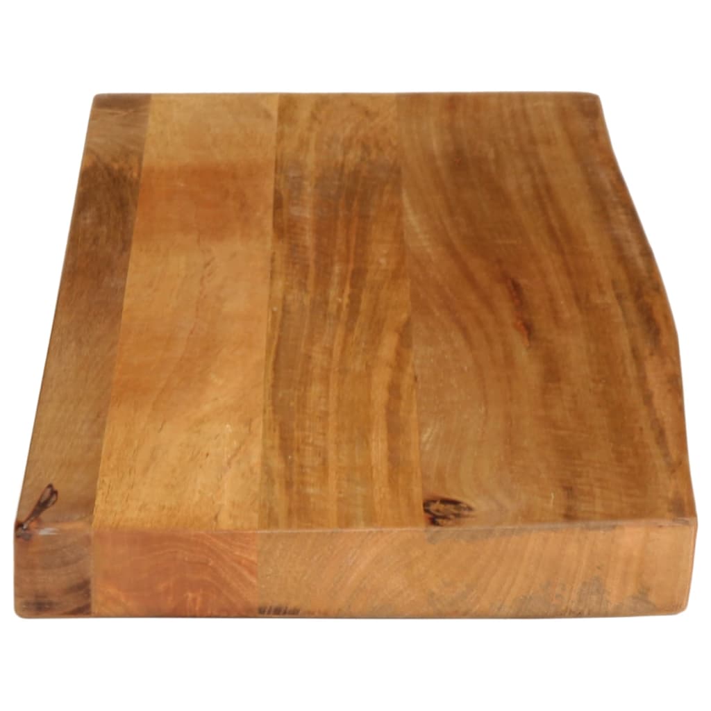 Vidaxl Blat Stołu Z Naturalną Krawędzią, 90X20X3,8 Cm, Drewno Mango