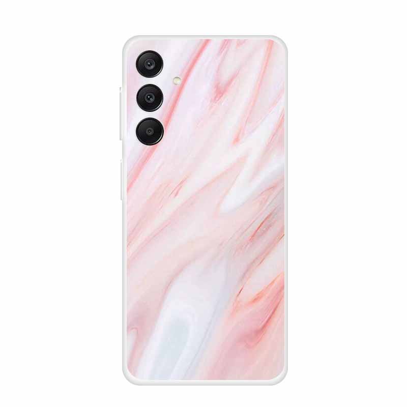 Marble Patterns Phone Case for Samsung A25 Soft Transparent TPU Clear Cover for Samsung Galaxy A 25 Protective Silicone Shell