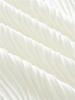 Women Textured Mock Neck Flare Long Sleeve Crop Top Elegant Preppy Style Y2K Rib Knit Slim T Shirt Blouse