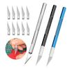 Carving Craft Knives Set Precision Hobby Knife Kit with Aluminum Body for Art Cutting Model Making DIY Scrapbooking Stencil