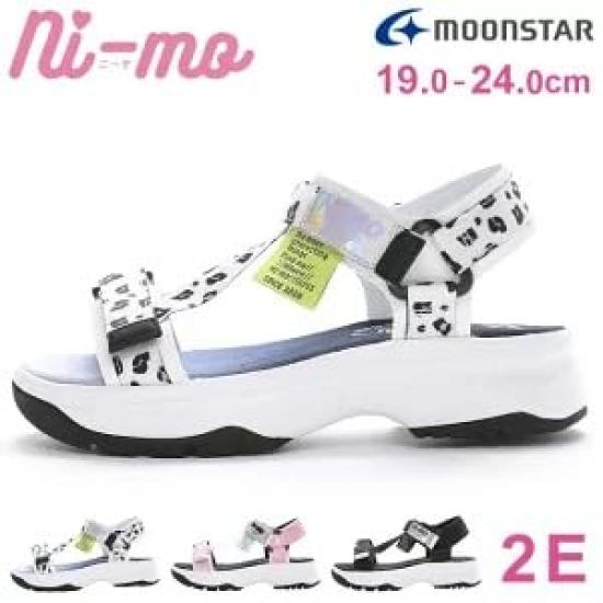 Sandals NM J129 Girls Pink Cm 2E [Moonstar] 24.0