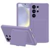 For Samsung Galaxy S25 Ultra Case with Card Holder Hidden Mirror PC+TPU Kickstand Phone Cover
