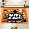 Halloween Cartoon Funny Carpet Home Decor, Soft and Absorbent, Floor Mat At The Entrance, Anti-Slip for The Bathroom
