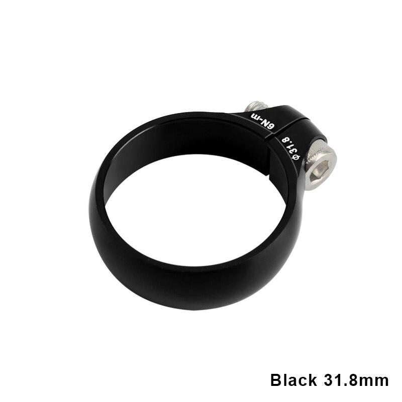 

Зажим для подседельного штыря велосипеда 31,8/34,9 мм, сверхлегкий алюминиевый сплав с ЧПУ, замок для горного велосипеда, хомут для подседельного штыря, аксессуары для велоспорта 31.8mm чёрный