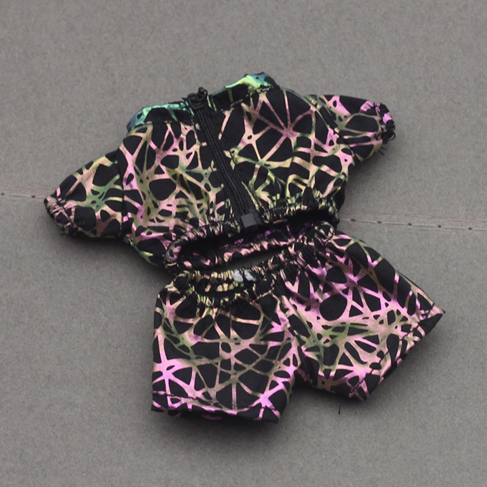 

Для 17см куклы Лабубу Одежда Модная одежда Красочный костюм Одежда для куклы Подходящее по цвету пальто Аксессуары для кукол Милое украшение Маленькая одежда 08