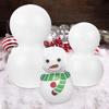Schuim Sneeuwman Kerstversieringen Kerstknutselwerk voor Bruiloft Kinderkamer Projecten