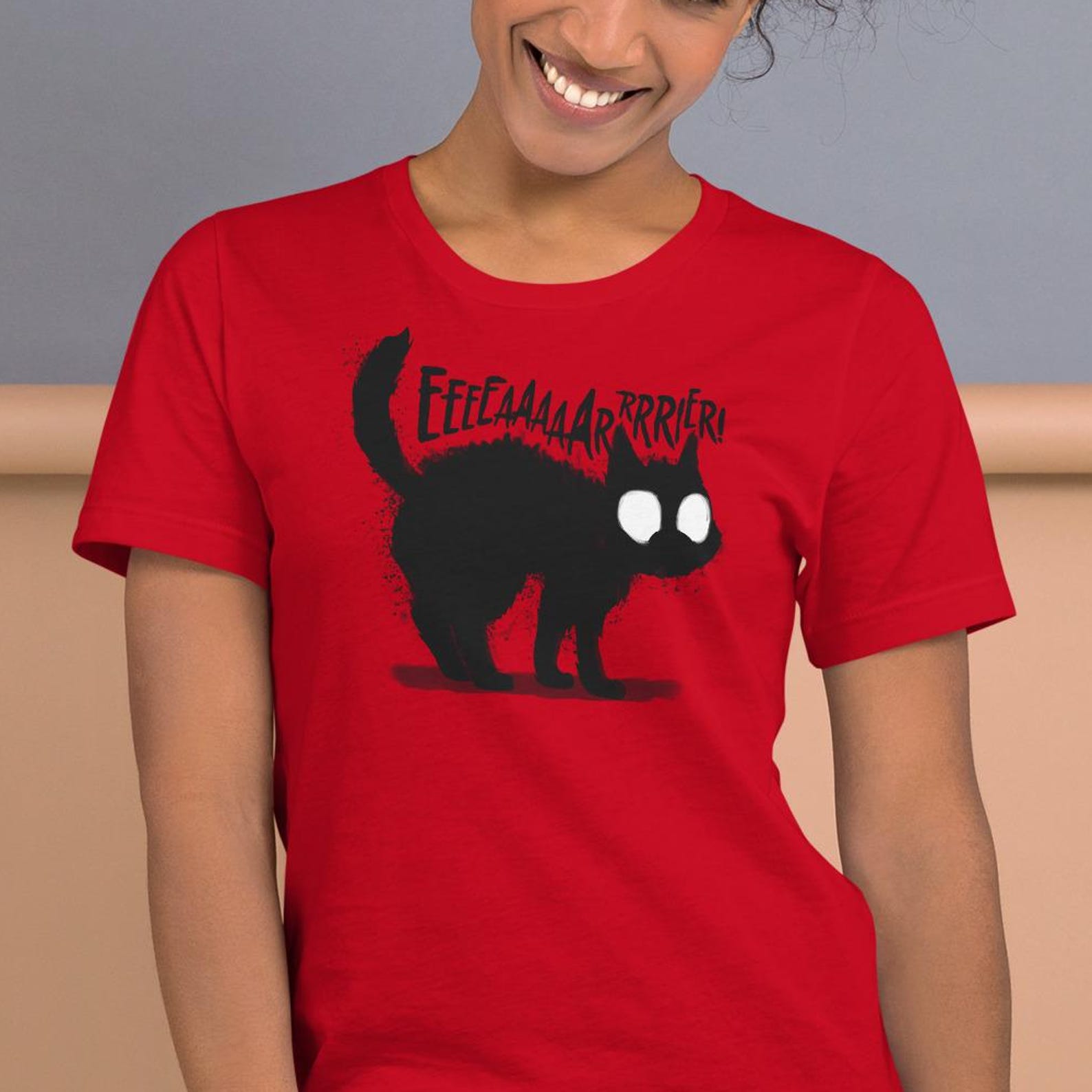 Cats, Scare, Unisex t-shirt M
