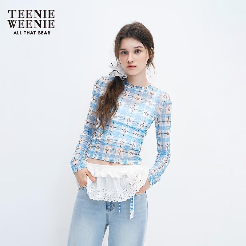 Teenie Weenie Women s Little Bear Plaid T-Shirt S