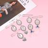 Wedding Bouquet Photo Charm Diy Pin Brooch Lacy Frame Charm Oval Picture Frame