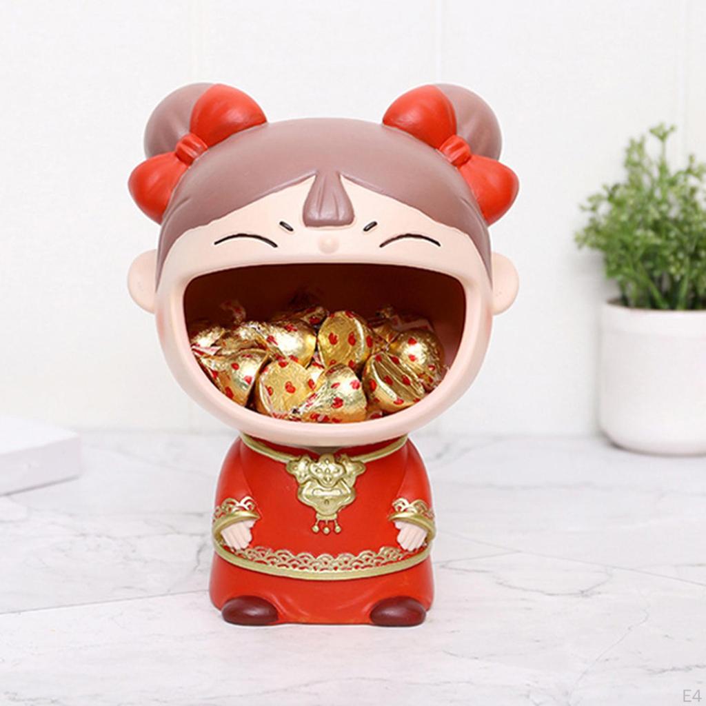 Chinese Figurine ,Coins Phones Organizer ,Candy Tray ,Jewelry Holder Storage Box for ,, Festival