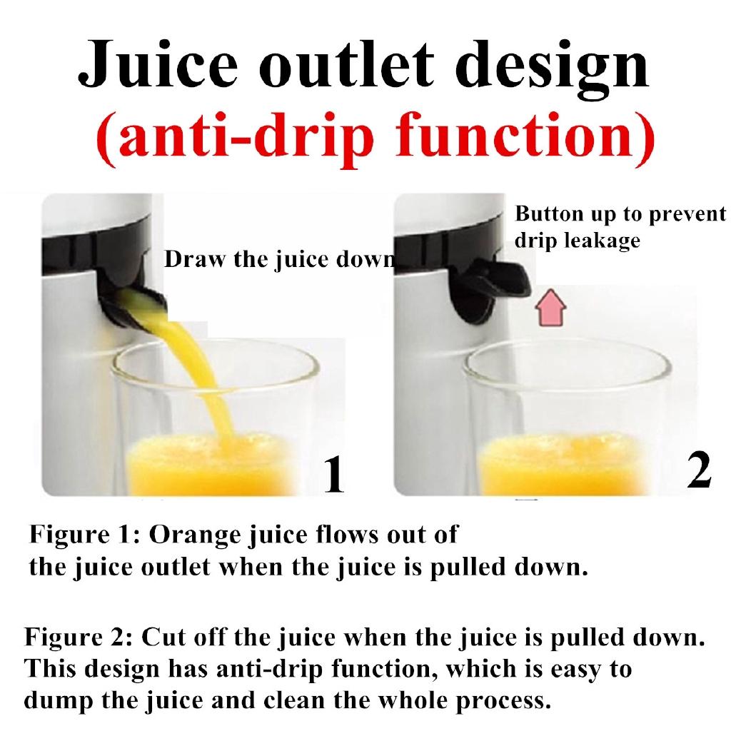 200W Stainless steel Fruit Squeezer Extractor Juice Presser Fruit Drinking Machine Electric Juicer
