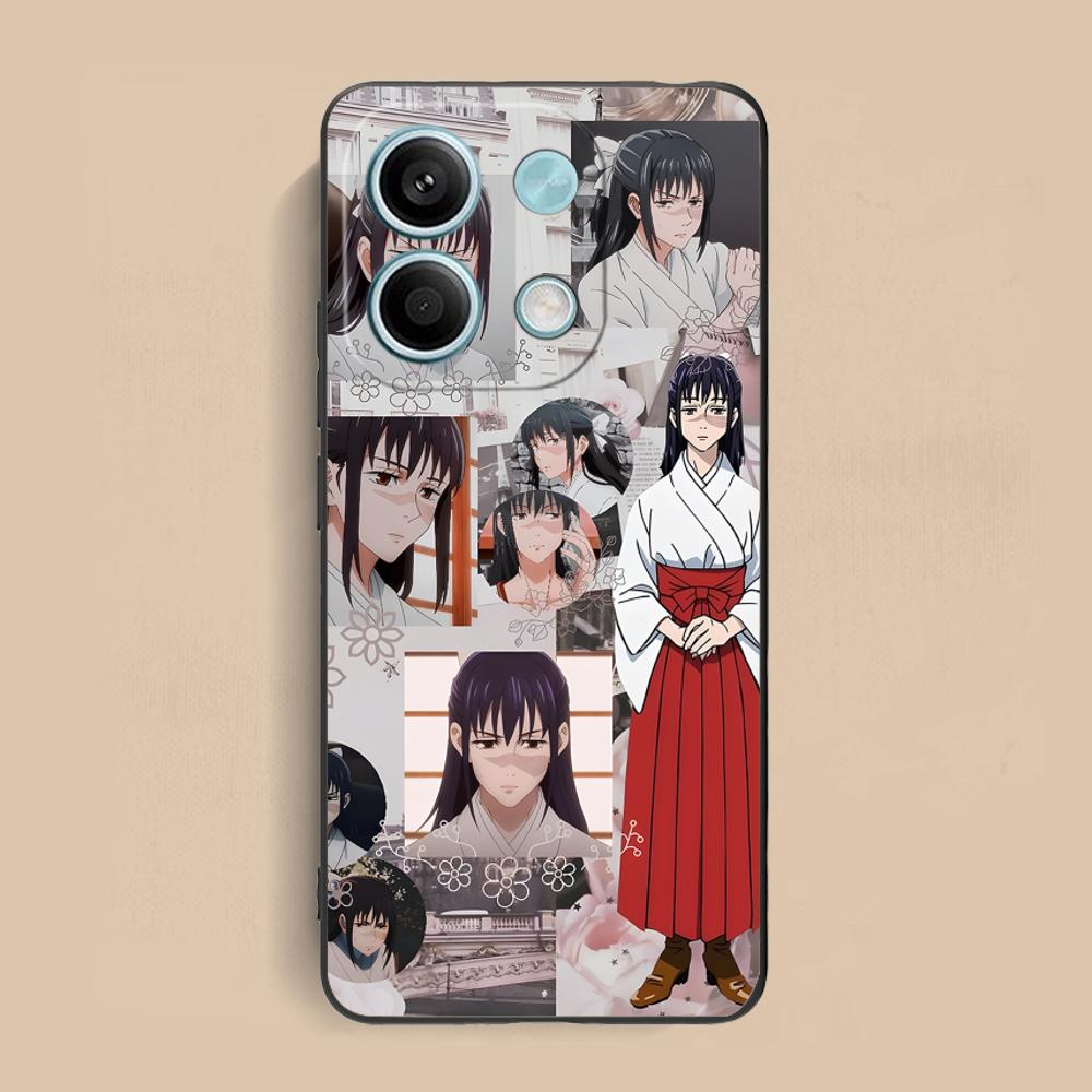 JJK Utahime Iori Matte TPU Mobile Phone Case for Xiaomi Redmi Note 14 13 12 11 S Pro Plus 4G 5G Colorful Printing Cover