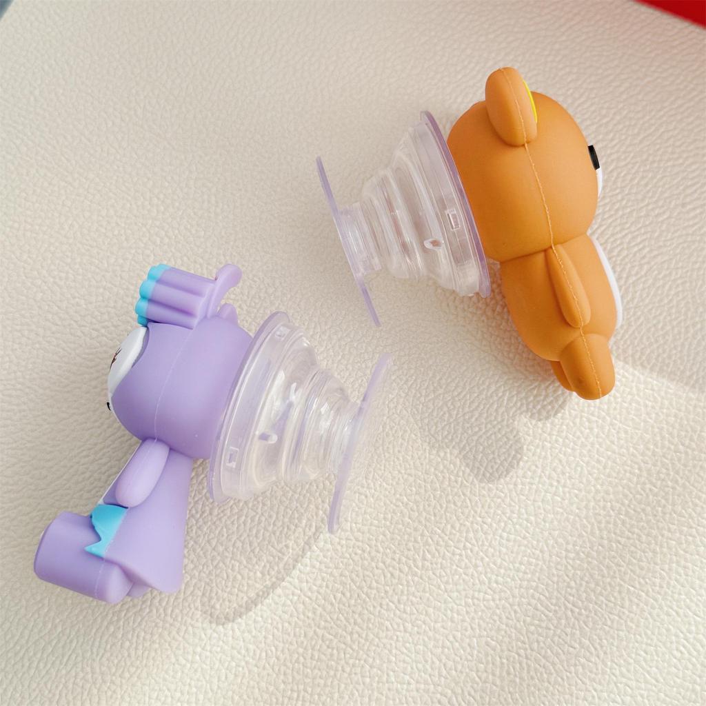 Cute Cartoon Airbag Magnetic Phone Holder & Foldable Ring Stand
