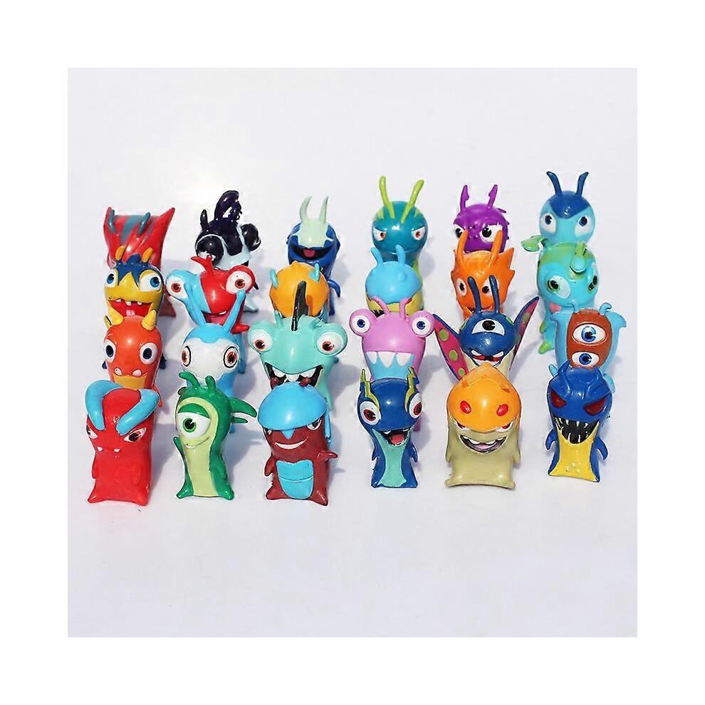 24pcs/set Slugterra Action Figures Toy 5cm Mini Slugterra Anime Figures Toys Doll Slugs Children Kids Boys Toy