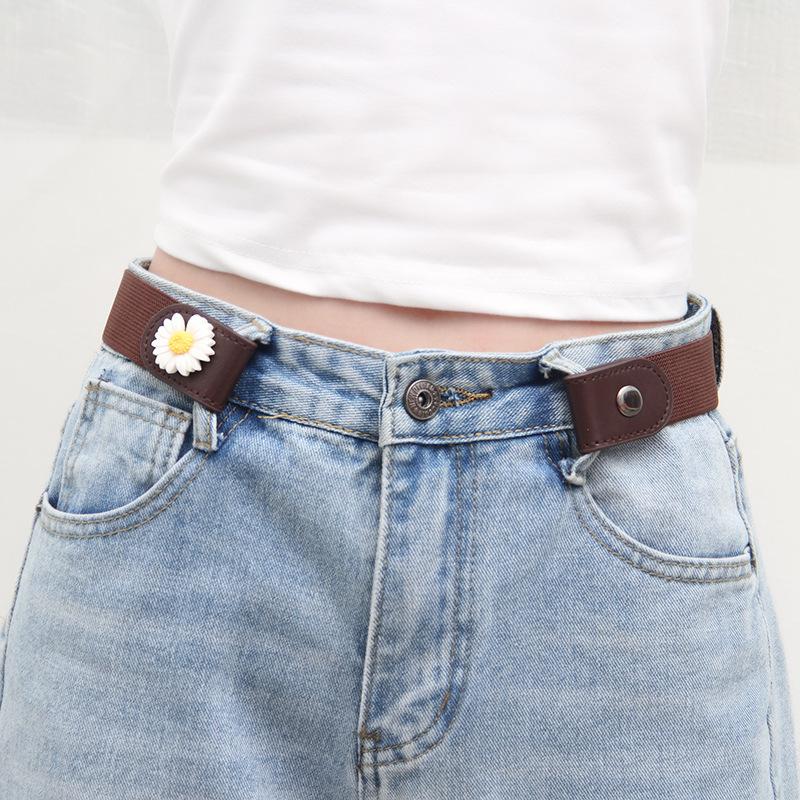 Pásky pro ženy/muže Džíny v pase bez přezky Kalhoty Bez přezky Stretch Pružný pásek v pase pro muže Neviditelný pás Bez vyboulení Bez problémů Pas