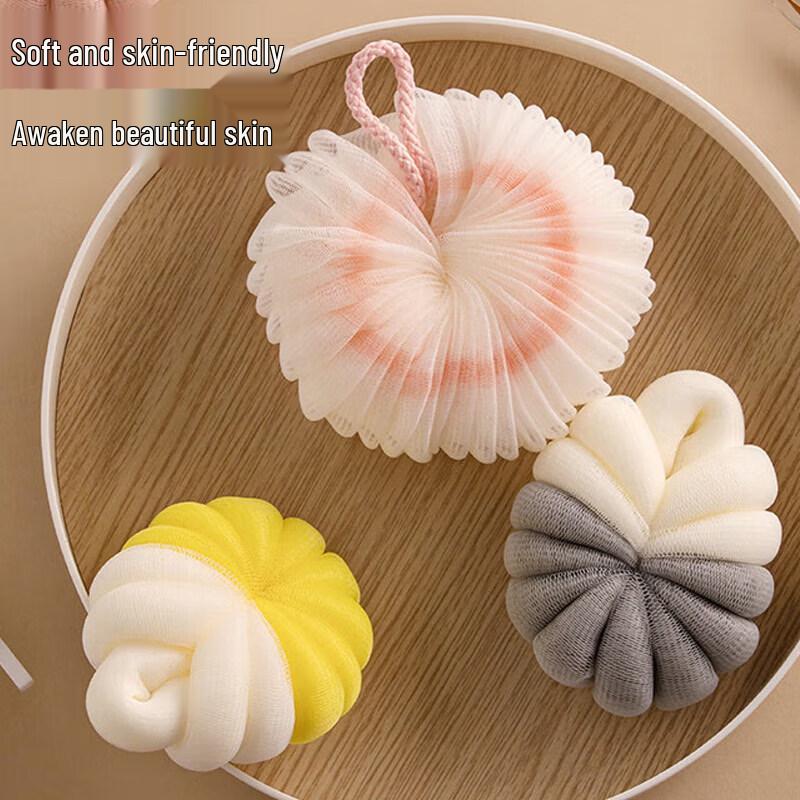 CHAHUA Nylon Bath Loofah Set (3 Pack)
