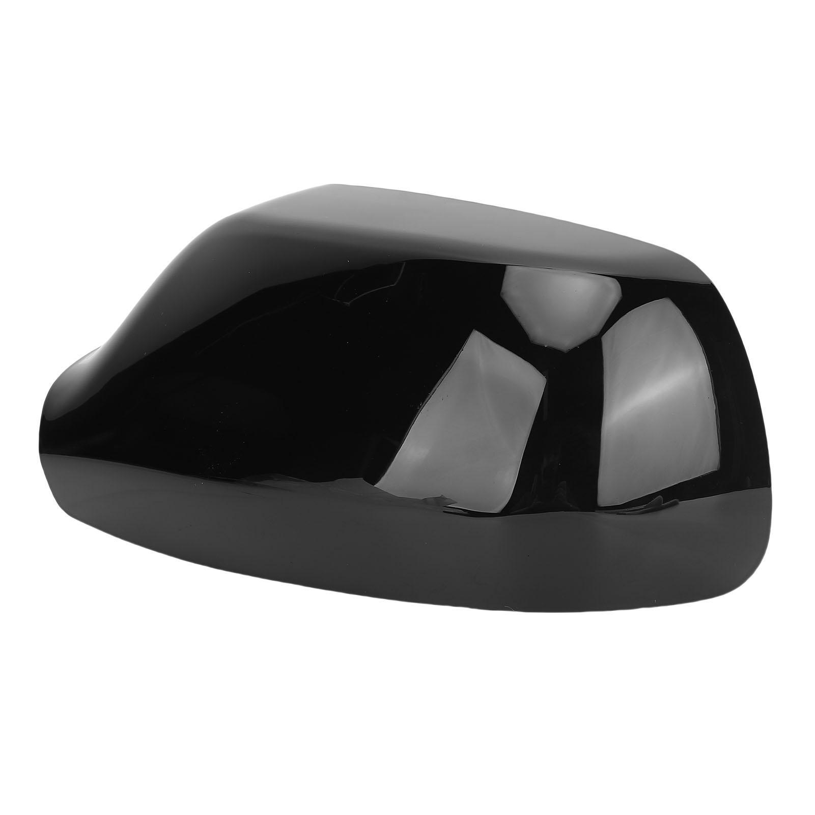 

Rearview Mirror Cap Bright Black Shockproof Scratch Proof Exterior Door Side Mirror Covers Left Left
