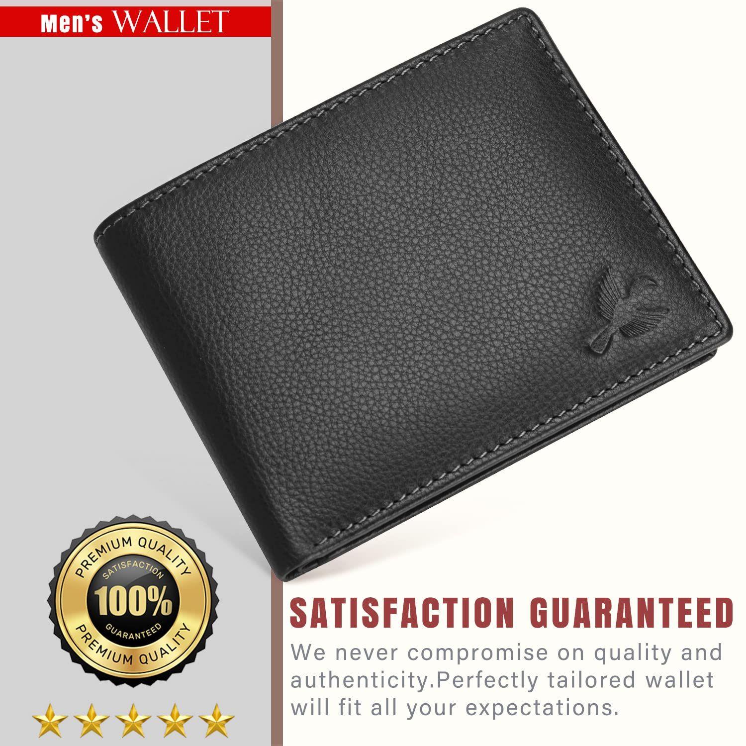 Кожаный мужской кошелек Maddison черного цвета с блокировкой Rfid | Кошельки мужские — фото 3