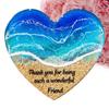 Beach Pocket Heart Sea Themed Heart Stones Home Decor For Graduation Student Teacher Women Kids Collection Meditation Workplace
