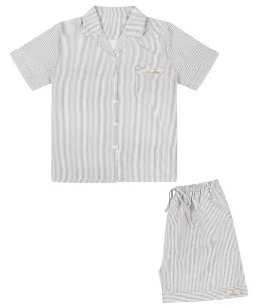 [Rosa Zone] [2er-Pack] Mondschein Kurzarm Kragen Pyjama-Set [Versand aus Korea] 100% Original