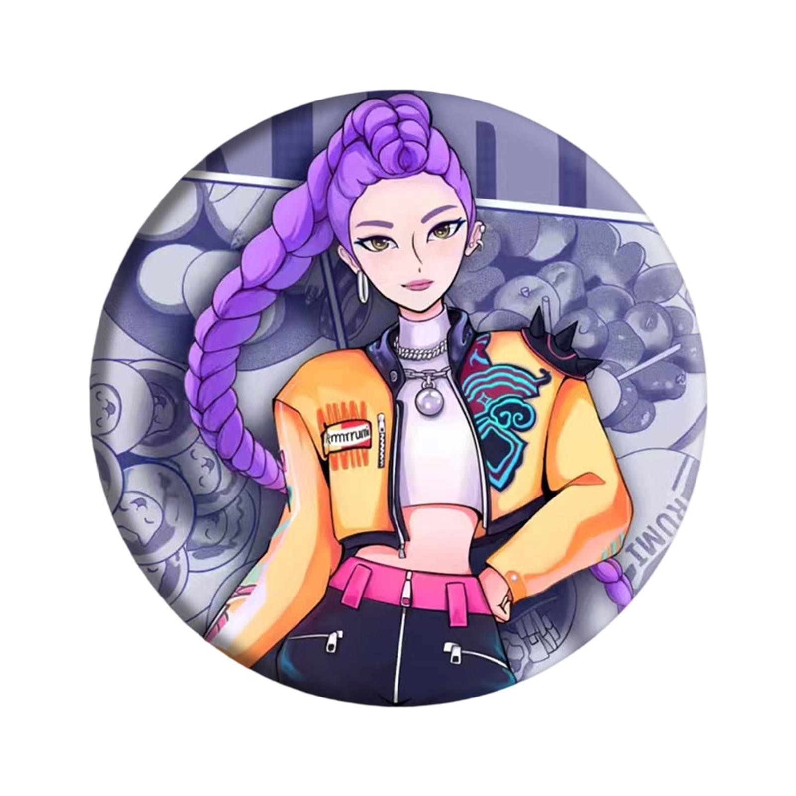 

Anime Round Bar Animation Badge One Size