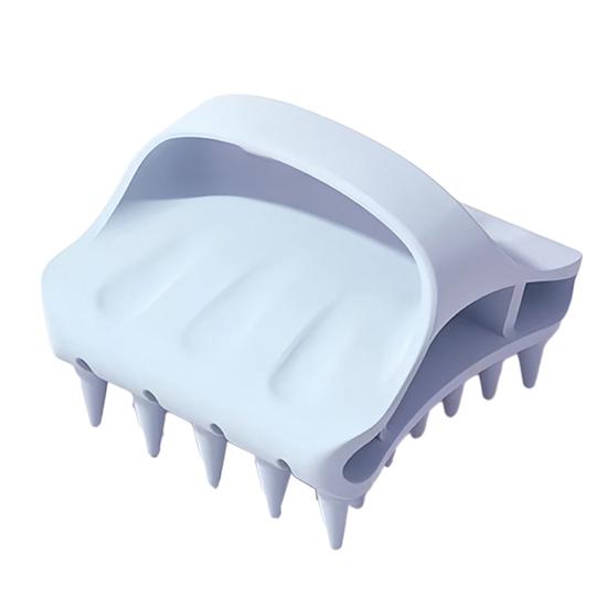 Brosse de Massage pour Shampooing Poils Doux en Silicone Soulage le Mal de Tête Pellicules Brosse de Lavage des Cheveux Outil de Massage Capillaire