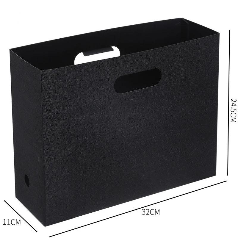 1pcs Foldable Large Capacity Desktop Bookcase Bookends File Storage Box Learning Office Data Folder Book File Organizer