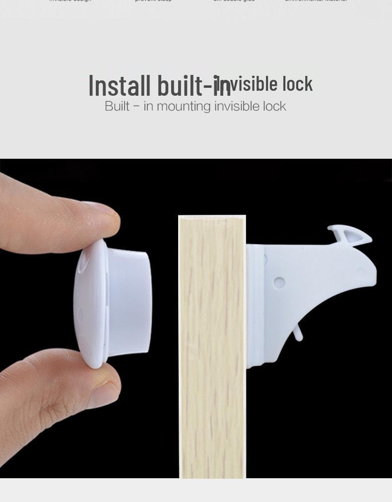 No-Drill Magnetic Cabinet & Drawer Child Safety Lock - Invisible Baby Lock