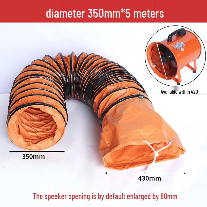 Changdong Industrial High-Temperature Flame Retardant PVC Flexible Ventilation Duct