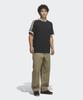 ADIDAS Skateboarding Ringer T-Shirt - Black:Khaki / Ks4343