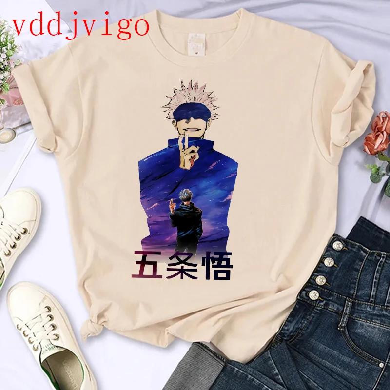 Streetwear Tshirt Japanese Anime Tshirt Jujutsu Kaisen Gojo Satoru Yuji Itadori Unisexga T Shirt Top Tees Clothes Y2k 90s