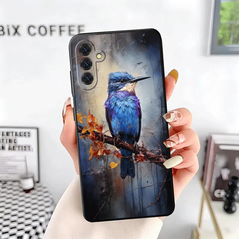 Bird Oil Painting Style Soft Phone Case for Samsung A17 A37 A57 A16 A26 A36 A56 A15 A25 A35 A55 A14 A24 A34 A54 A13 A23 A33 A53