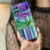Luxury Dragonfly Case For Oppo A16 A76 A96 A17 A18 A60 A80 A40 A38 A58 A78 A98 A94 A74 A54 A15 A57 A77 A5 Pro