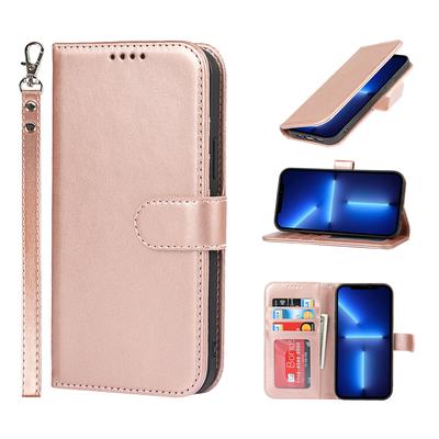 Suitable For 16pro Phone Case IPhone 15 Protective Case 14pro+Max New Double Folded Wallet Leather Case