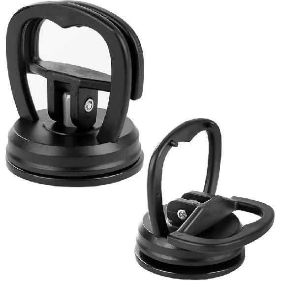 Желтый присоска для удаления вмятин, ручка-подъемник 5 дюймов / инструмент для удаления вмятин / мощная присоска для подъема стекла с маленькой присоской