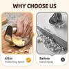 Manual Garlic Crusher 304 Stainless Steel Garlic Chopper Creative Garlic Rocker Crusher  Kitchen