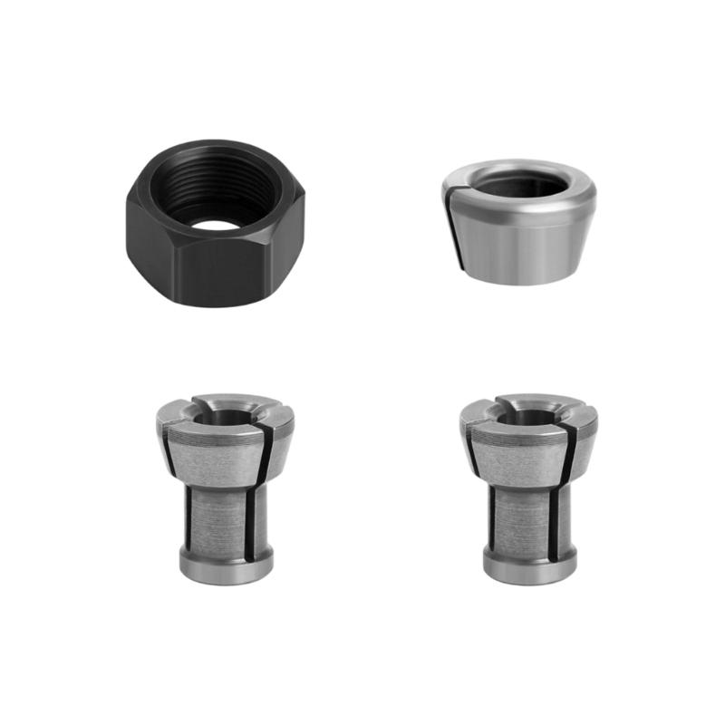 Umfassender Fräser-Spannfutter für verschiedene Elektrowerkzeuge, einschließlich Oberfräsen und Gravierern, für effiziente Mehrfachaufgabenoperationen