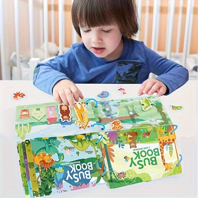 Interactive Educational Learning Stickers |Suitable for Children Aged 3-6 |Early Alphabet and Vocabulary with Animal Illustrations and Letter Learning