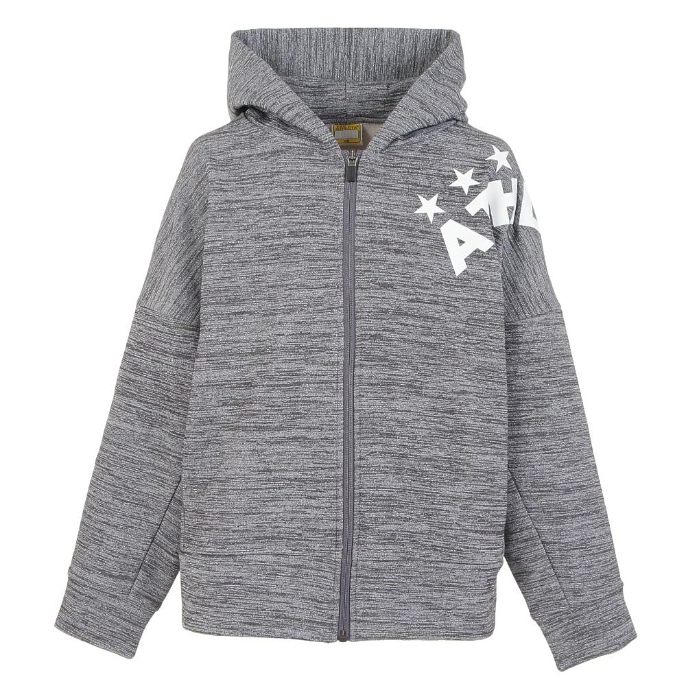 

Athleta Junior Sweat Zip Hoodie 3377J CGRY Soccer/Futsal (Charcoal Gray/Size 150/Jr)